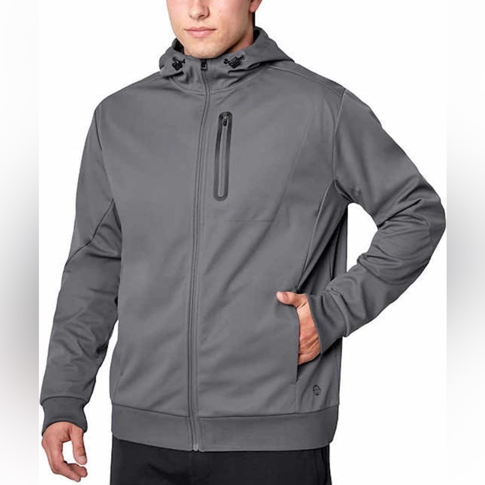 NWT MONDETTA OUTDOOR PROJET HOODIE BLACK/ GRAY MENS SIZE : M